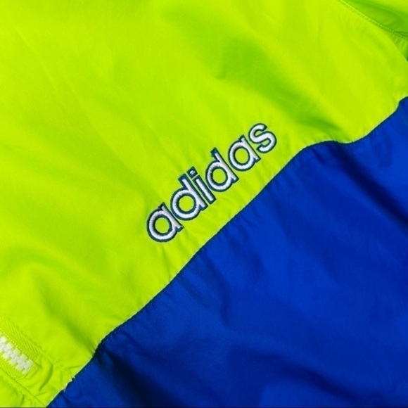 Adidas Retro Windbreaker Pullover 3/4 Zip Jacket - Picture 13 of 16